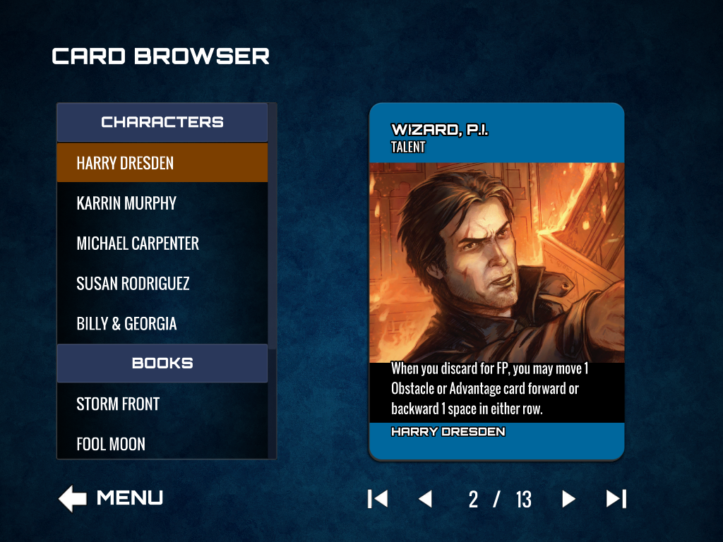 Card Browser Hero Card